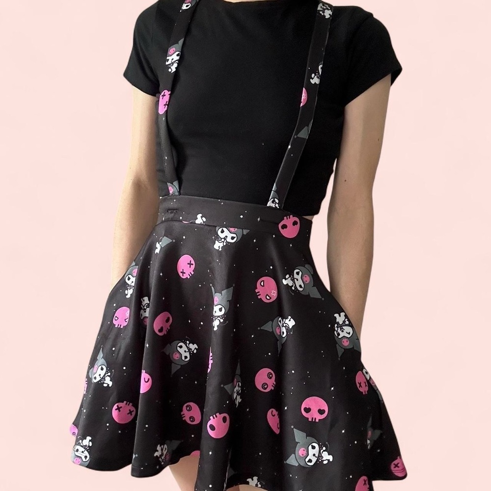 Kuromi Suspender Skirt